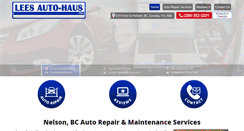 Desktop Screenshot of leesautohaus.com